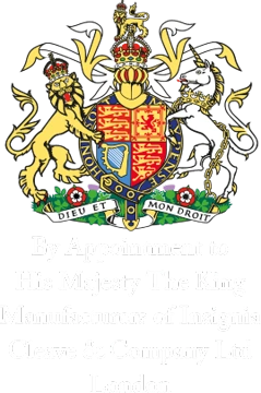 By Appointment to His Majesty The King, Manufacturers of Insignia, Cleave & Company Ltd, London